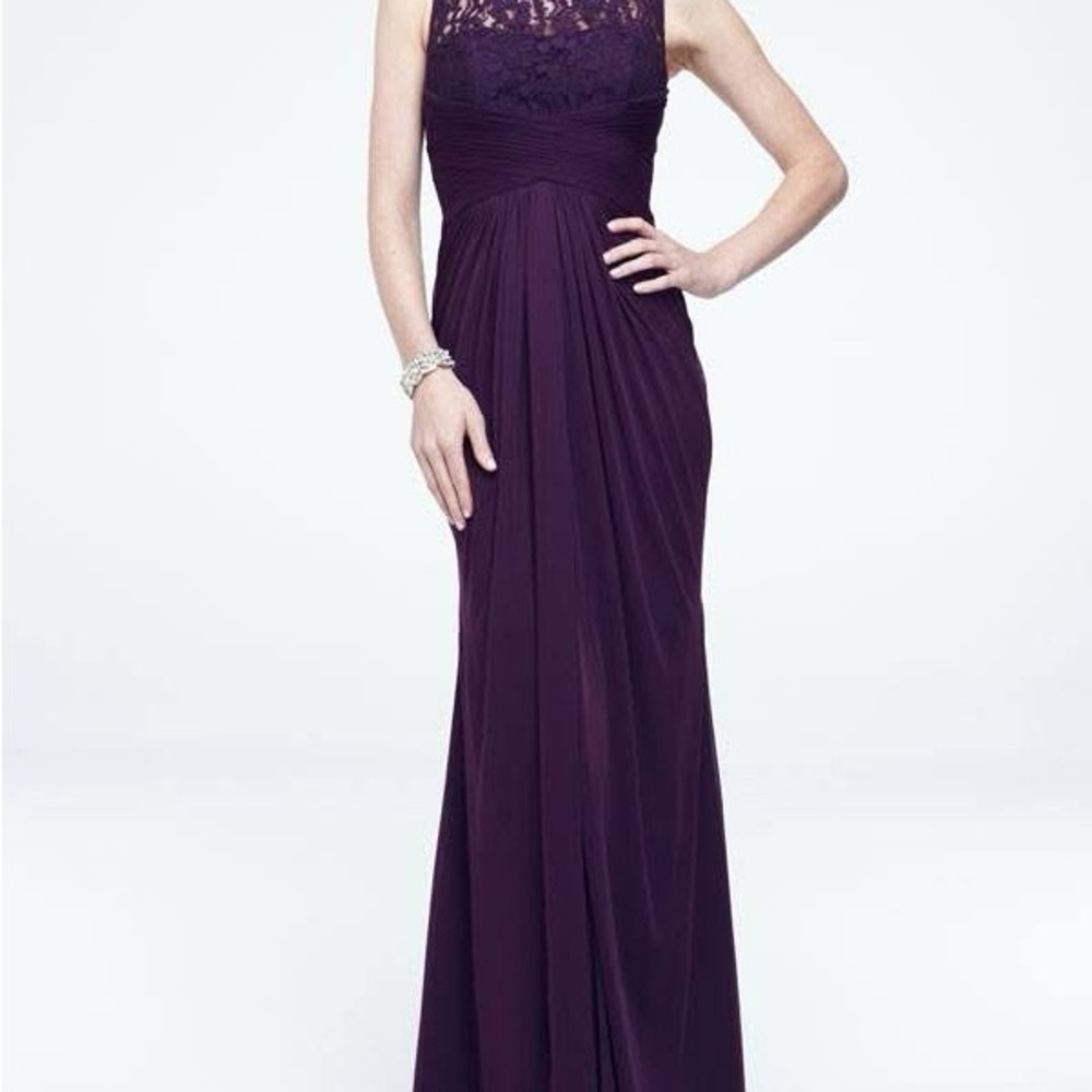 Elegant Purple Evening Gown